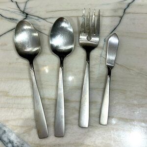 Oneida Satin Accent serving ware pieces Stainless Steel Replacement fork spoon
